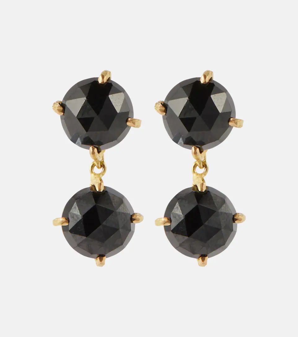Evita 18ct gold earrings with spinels | Mytheresa (US/CA)