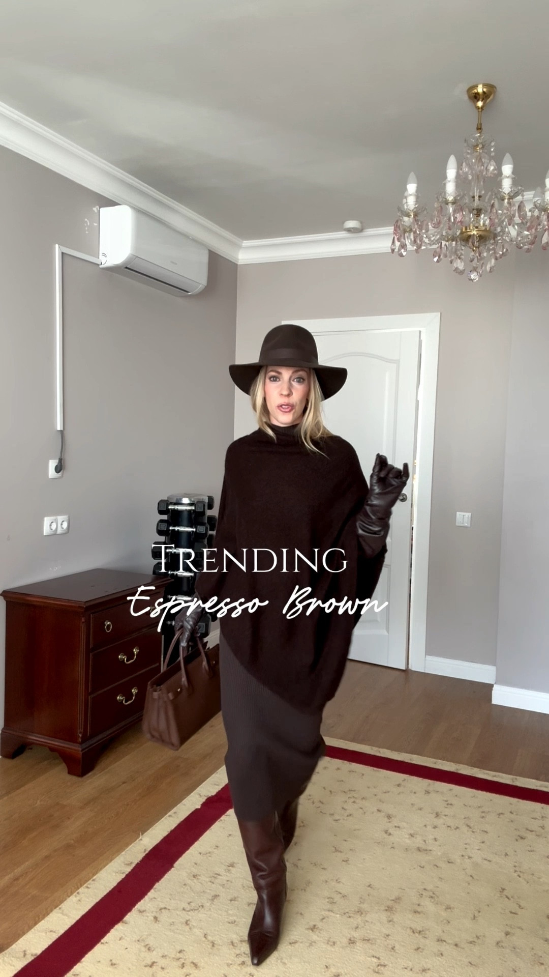 Espresso brown is a major trend for fall - and classic in my opinion! A few sizes left in the poncho and dress so hurry 💨 

#LTKStyleTip #LTKFindsUnder100 #LTKShoeCrush