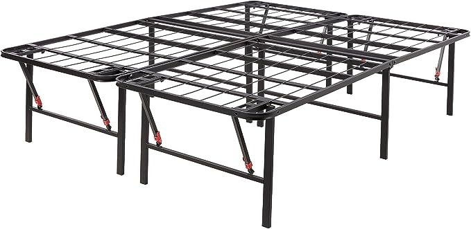 Amazon Basics Foldable Metal Platform Bed Frame with Tool Free Setup, 18 Inches High, Sturdy Stee... | Amazon (US)