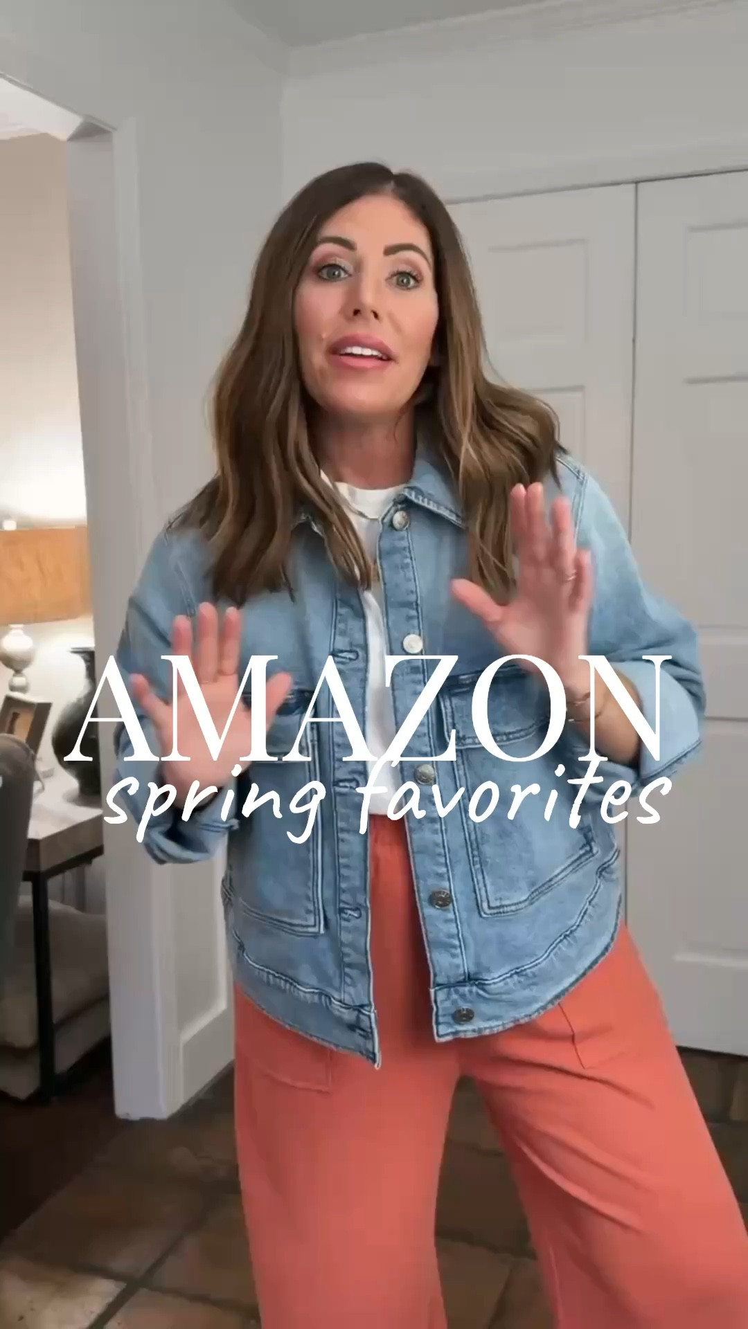 My top picks for spring and summer from Amazon😍 most on sale 🚨

I got my true size medium, in everything except for the denim jacket & the white cotton muscle tees - I sized up to a large!

And the Leo look for less tulip hem pants-I sized down to a small for a more flattering fit as they do run big 

My belt bag is out of stock but I linked some similar ones. 

Spring outfits 2026, vacation outfits, mom style, Amazon outfits, Amazon favorites, travel outfits



#LTKMidsize #LTKSaleAlert #LTKOver40