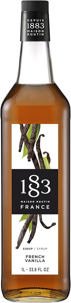 1883 French Vanilla Syrup for Coffee and Drinks – Made in France, Premium Flavoring, 1 Liter Gl... | Amazon (US)