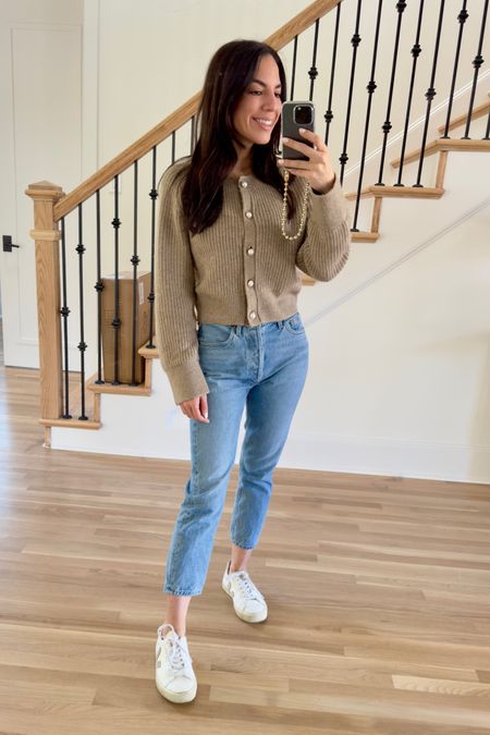 This sweater is so cute and a closet staple, I bought it in two colors and is on sale + an extra 15% off today!!! 

I took a small but could have done an XS too. 

Sweater, cardigan, sweater sale, winter outfit, neutral outfit, affordable style

#LTKsalealert #LTKstyletip #LTKfindsunder50