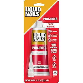 Liquid Nails LN-700 4-Ounce Small Projects and Repairs Adhesive | Amazon (US)