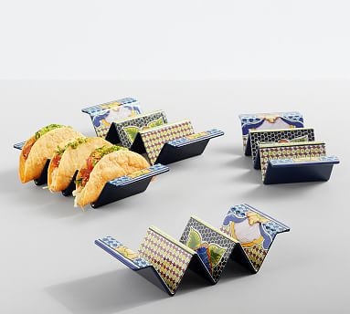 Del Sol Melamine Taco Holders | Pottery Barn (US)