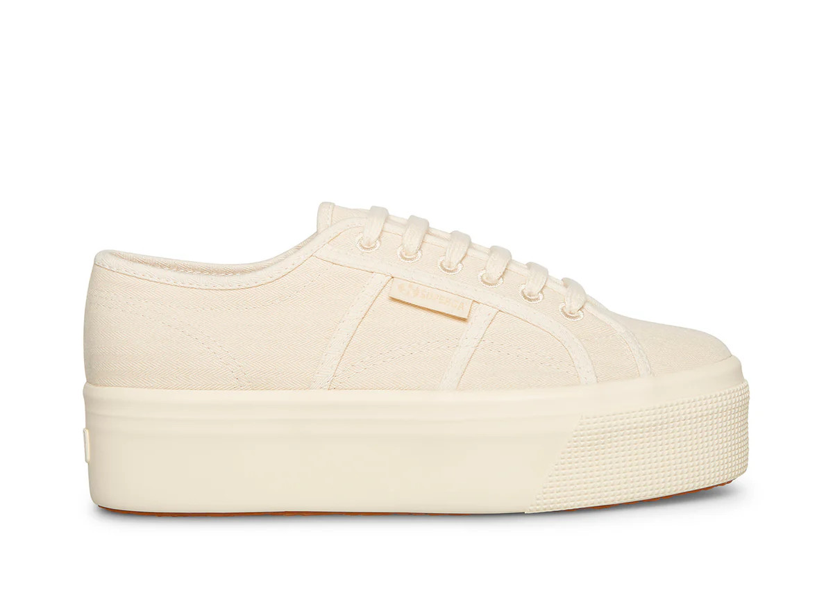 2790 - ORGANIC HERRINGBONE OFF-WHITE | Superga (US)