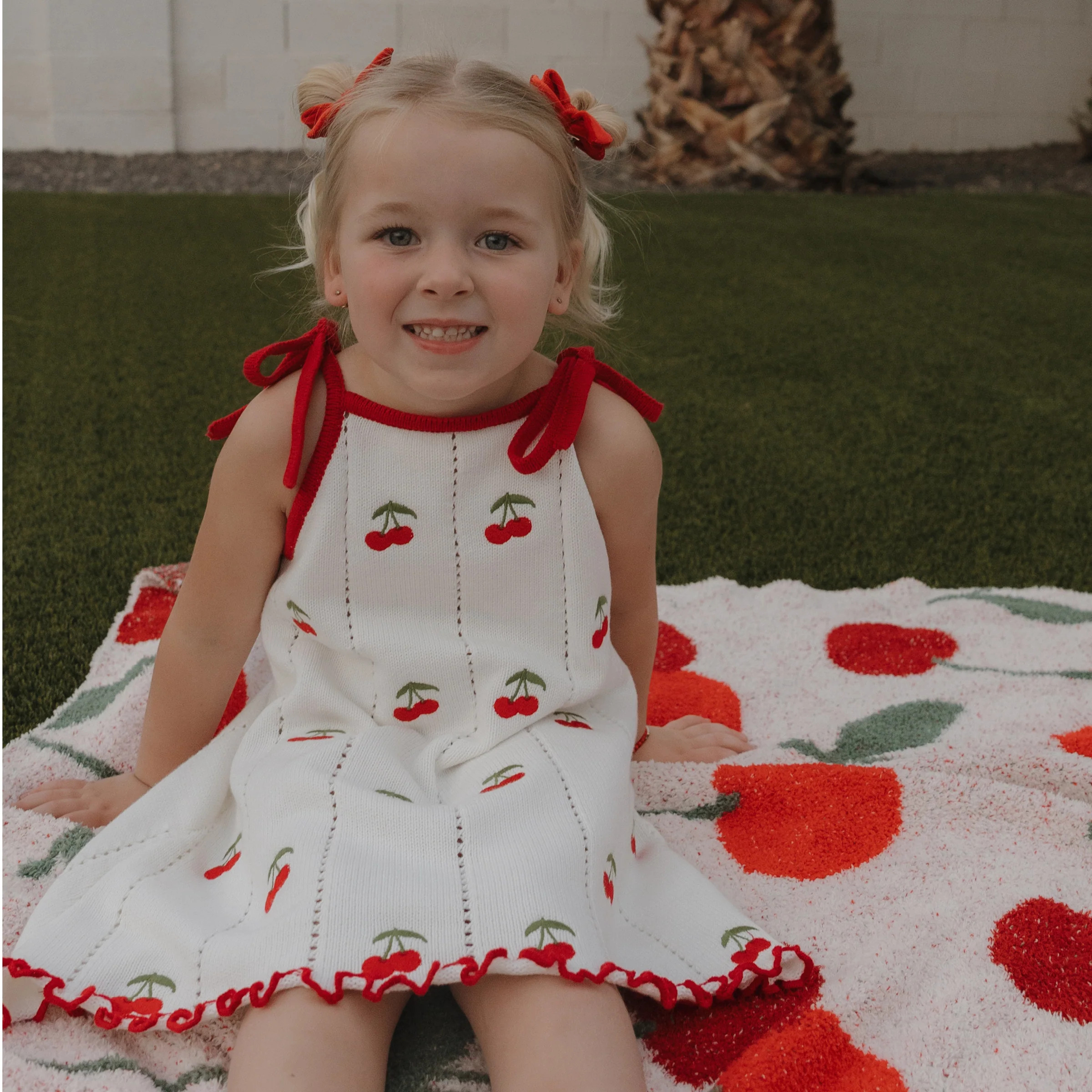 Knit Dress | Cherry | Forever French