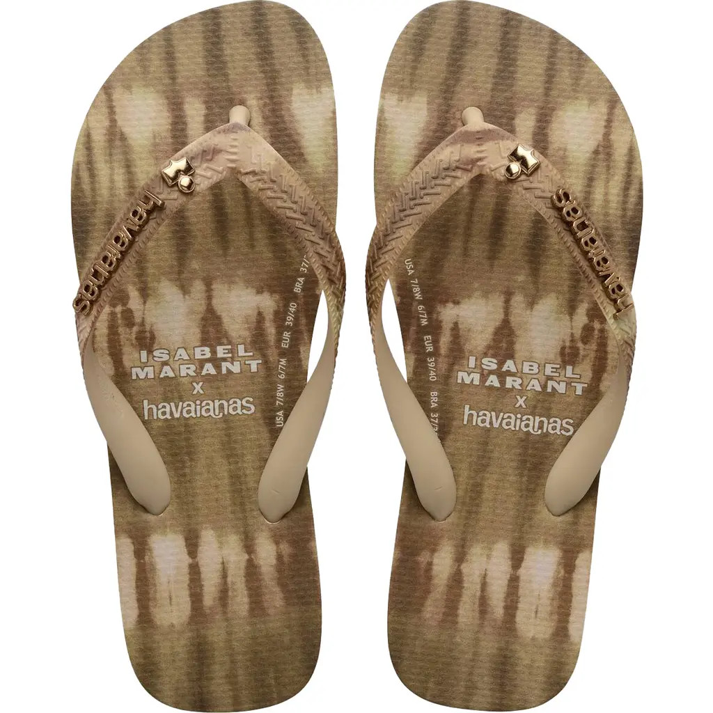 Havaianas x Isabel Marant Flip Flop in Beige at Nordstrom, Size 9 | Nordstrom