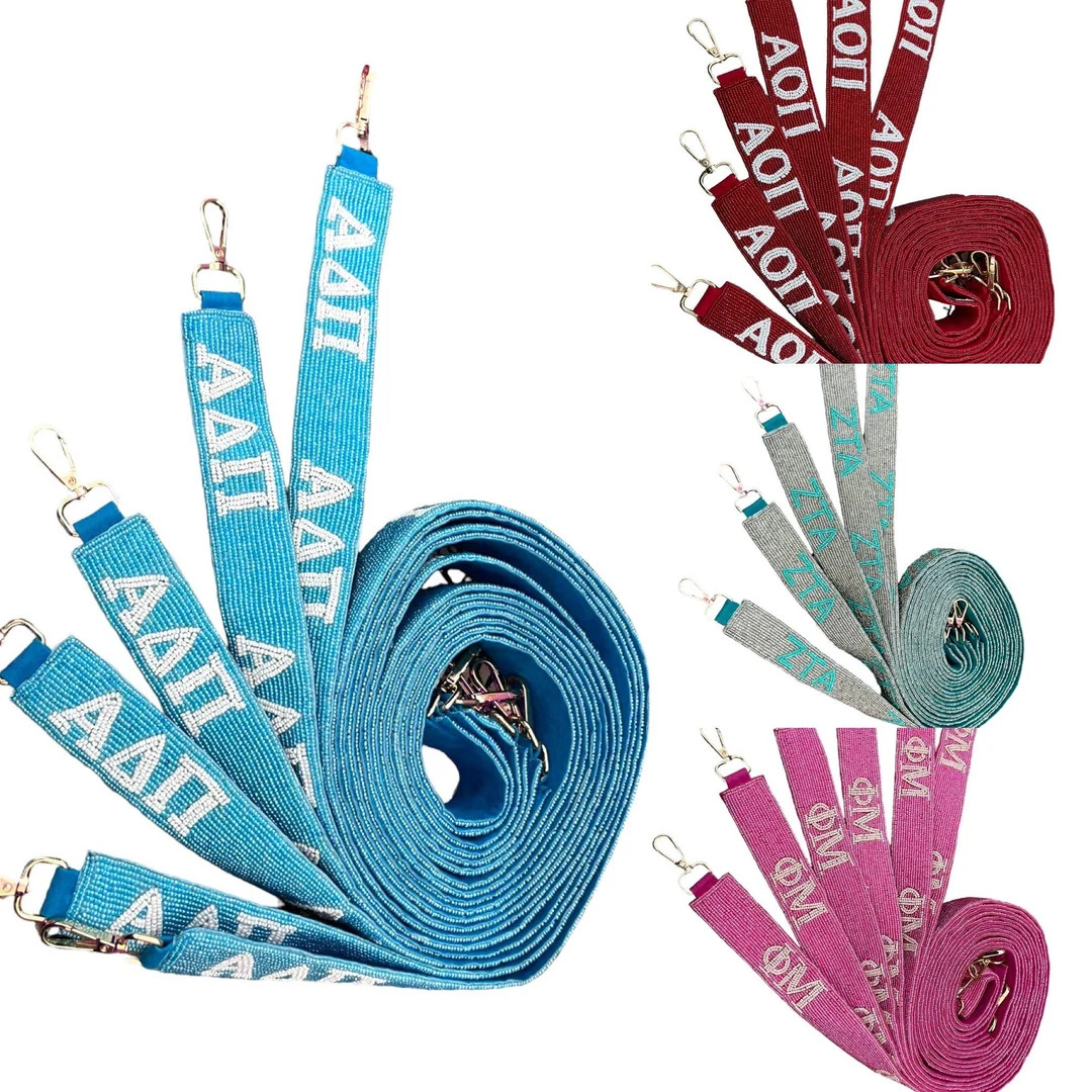 Beaded Sorority Purse Straps - Etsy | Etsy (US)