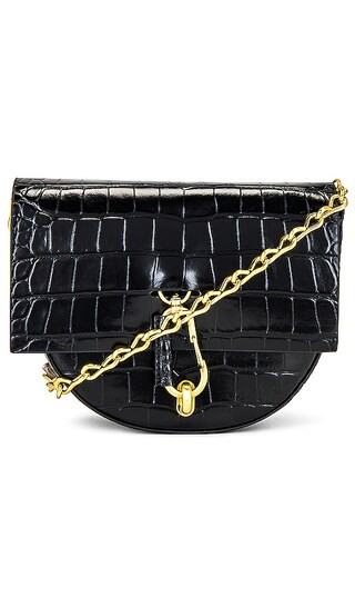 Belay Mini Saddle Crossbody Bag in Black | Revolve Clothing (Global)