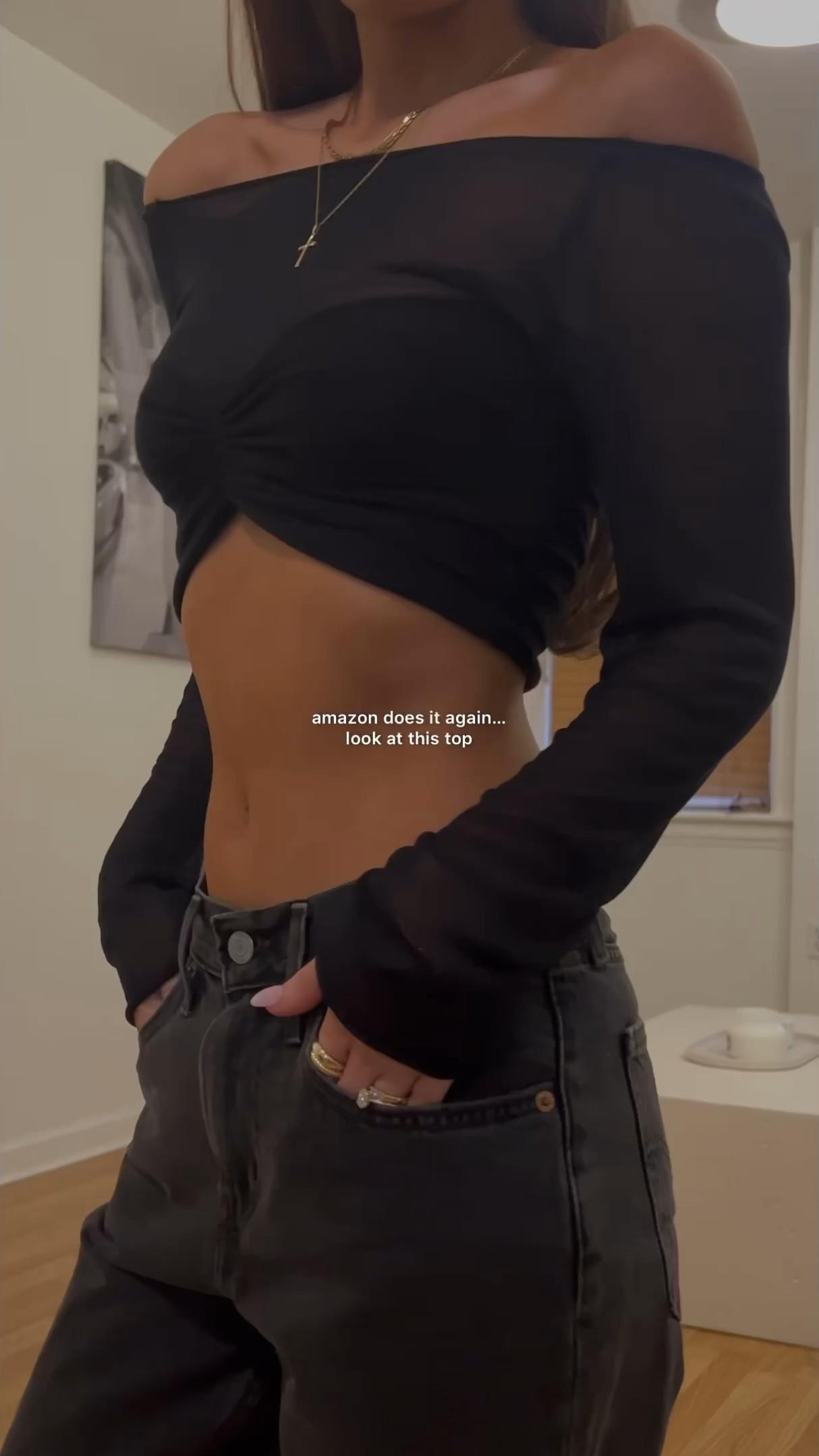 This viral amazon top!!! Wearing a size small 🖤🖤 #FoundItOnAmazon

#LTKstyletip #LTKunder50 #LTKSale