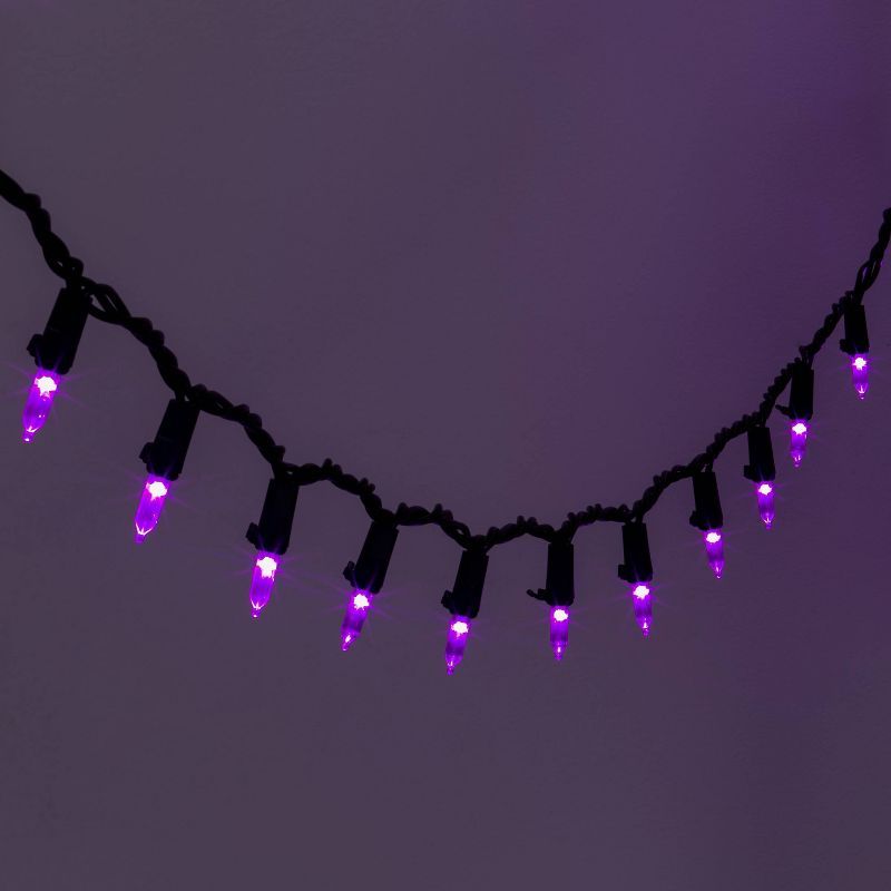 60ct LED Halloween Mini String Lights Purple - Hyde & EEK! Boutique™ | Target