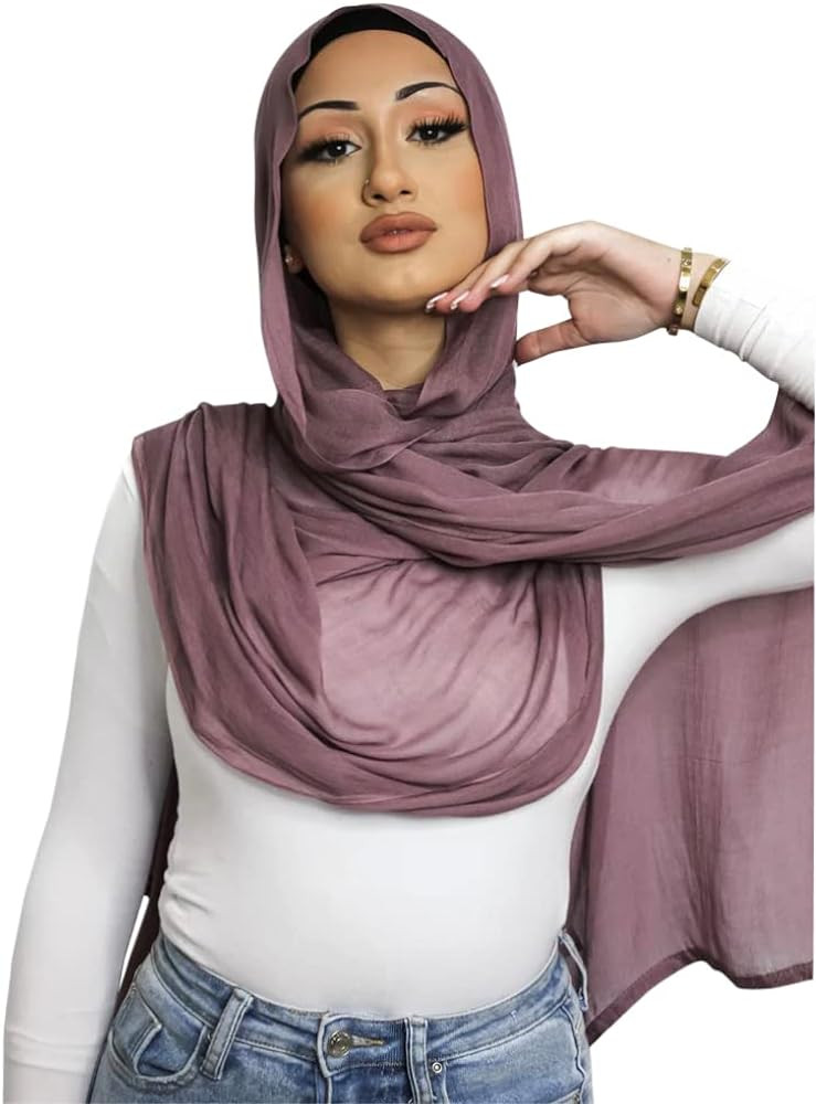 Women's Hijab Viscose Hijab for Women Muslim Cotton Hijab Fashion Hijab Scarf | Amazon (US)