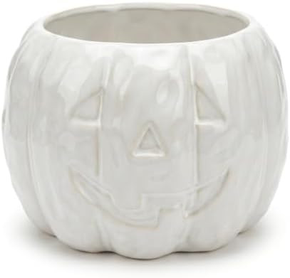 Ceramic Pumpkin Halloween Candy Bowl - Ceramic Jack O Lantern Fall Candy Dish for Porch Decoratio... | Amazon (US)