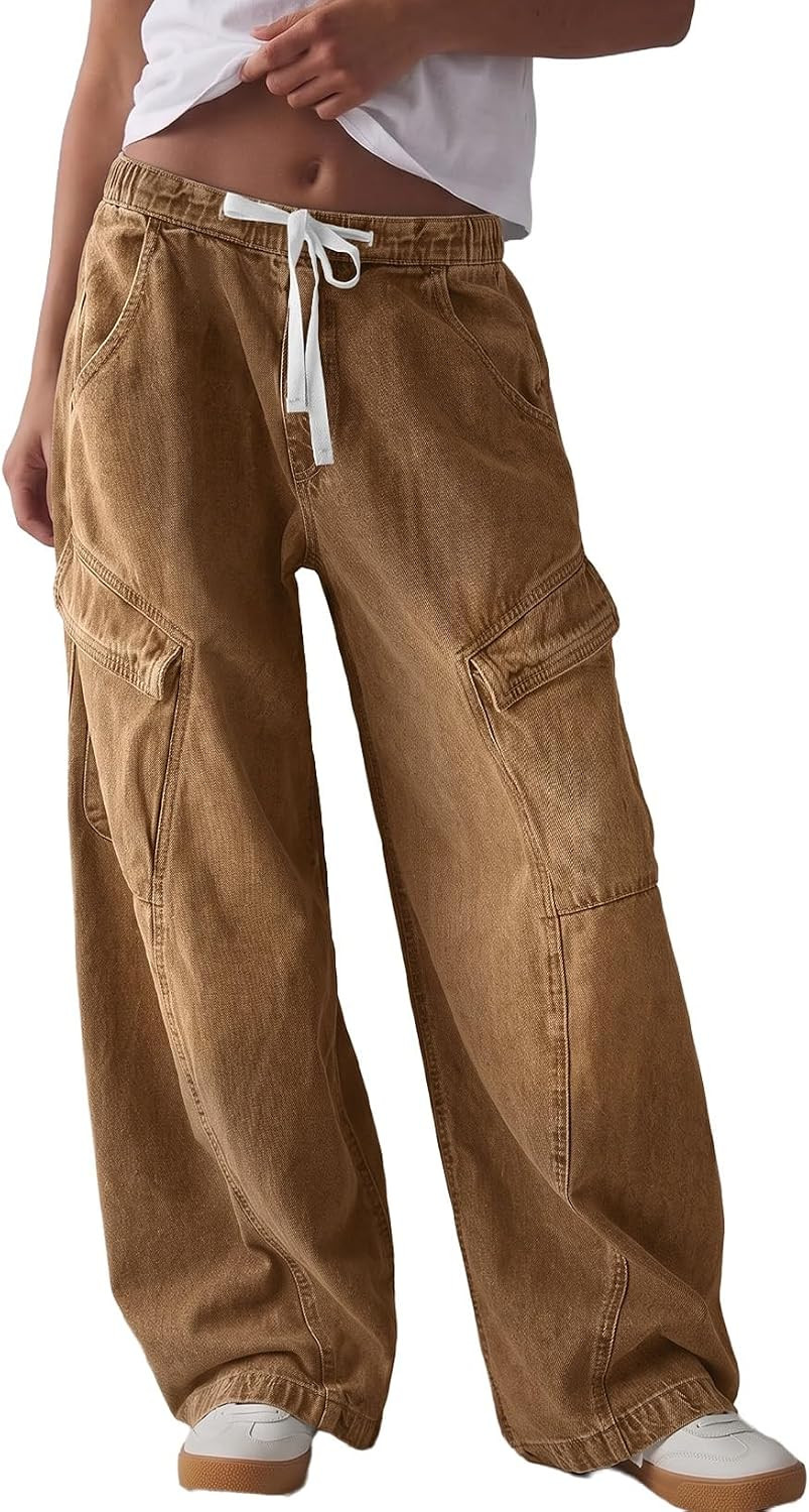 Sidefeel Womens Mid-Low Rise Y2K Boyfriend Baggy Jeans | Amazon (US)