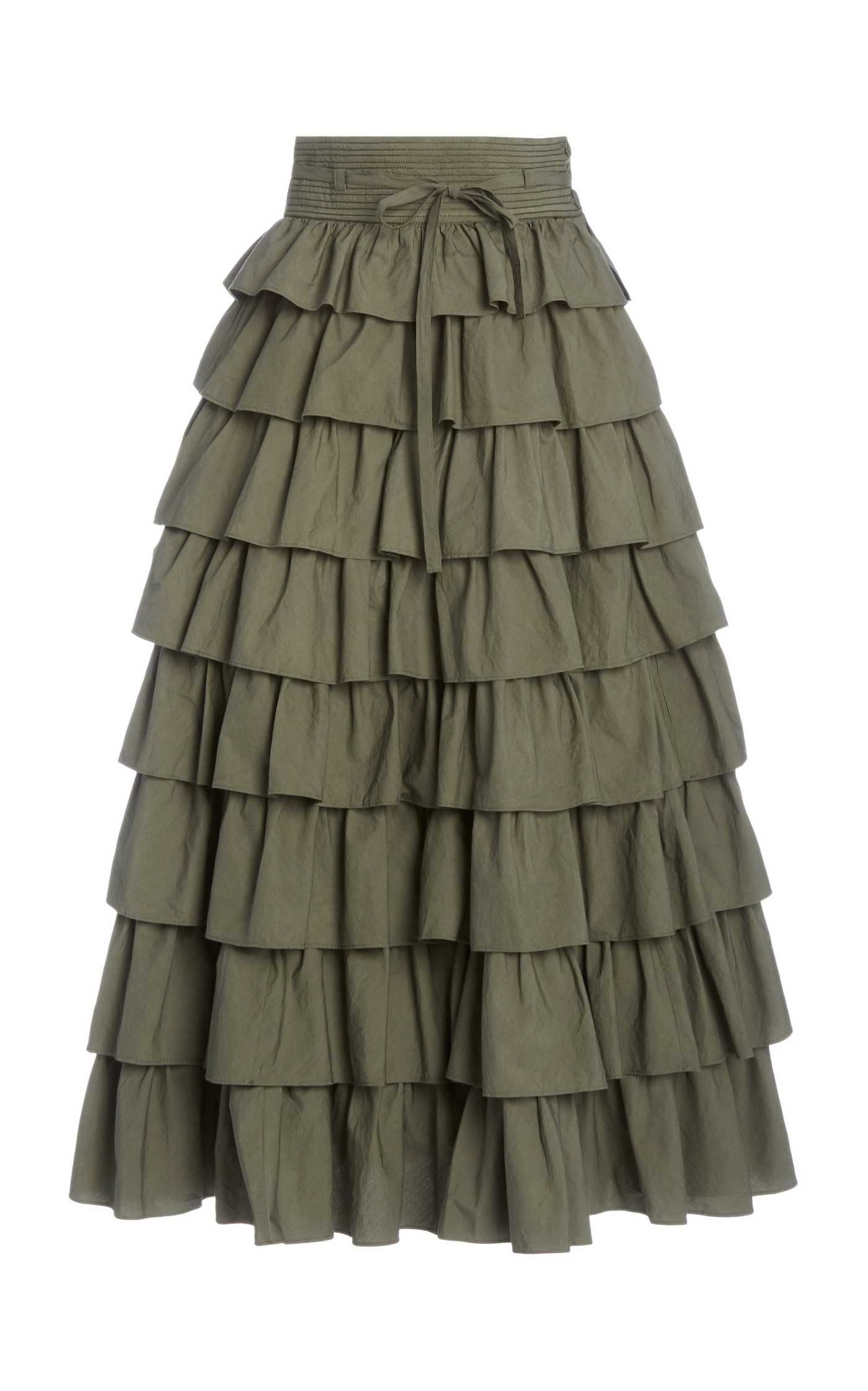 Margot Ruffled Tiered Maxi Skirt | Moda Operandi Global