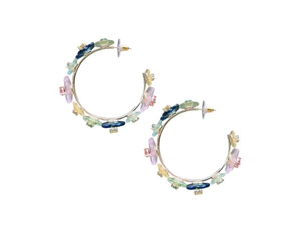 Chinoiserie Blossom Hoops | Nicola Bathie Jewelry