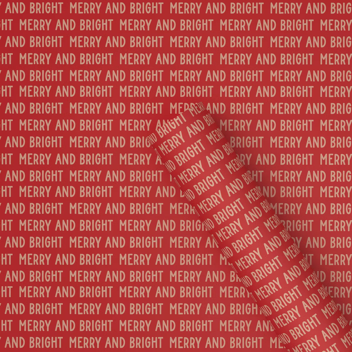 30" 20 sq ft Christmas Roll Wrap Merry and Bright - Wondershop™ | Target