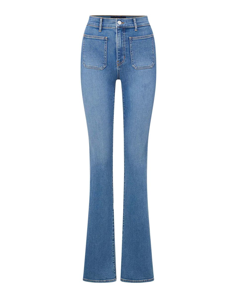 Beverly Skinny-Flare Jean | Patch Pockets | Veronica Beard