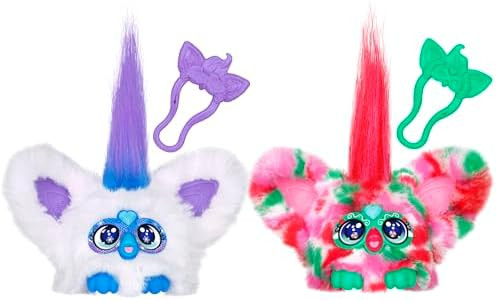 FURBY Furblets 2 Pack of Holiday Mini Friends Pep-Mint & Sno-Flay, Electronic Plush Toys for Girl... | Amazon (US)