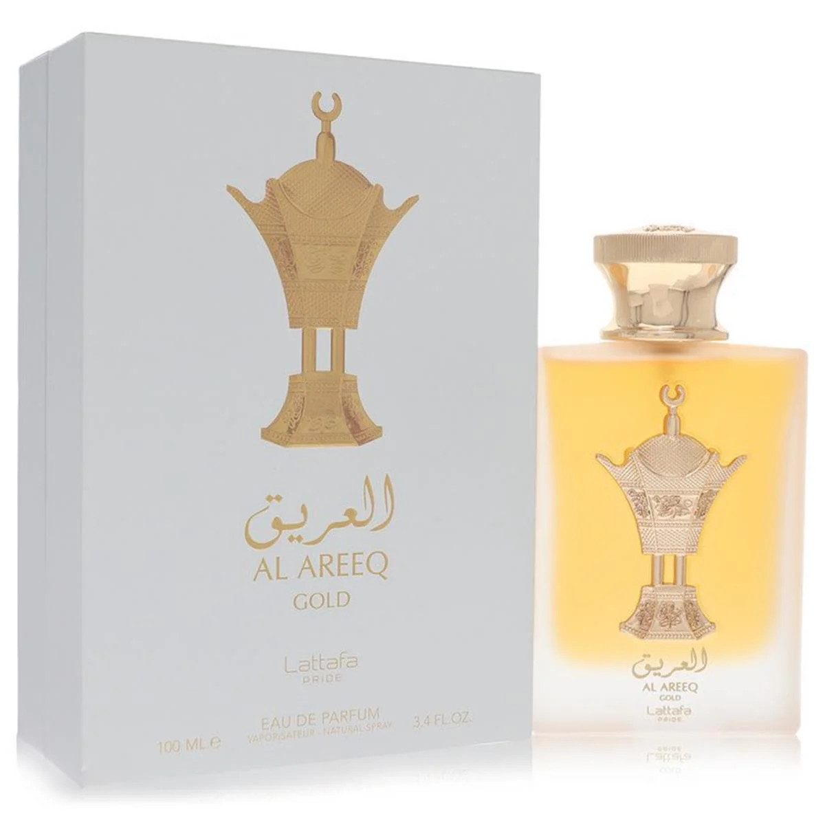 Lattafa 100 ml Al Areeq Gold Cologne Eau De Perfume Spray for Unisex | Shop Simon