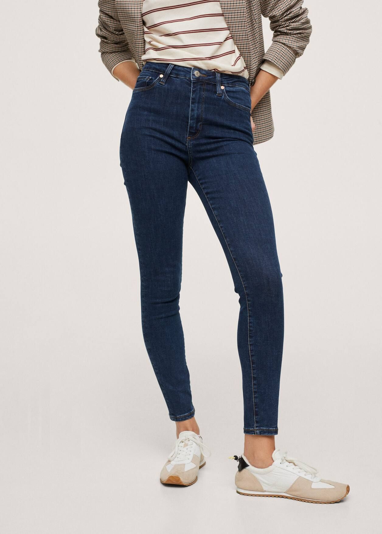 High-rise skinny jeans | MANGO (US)