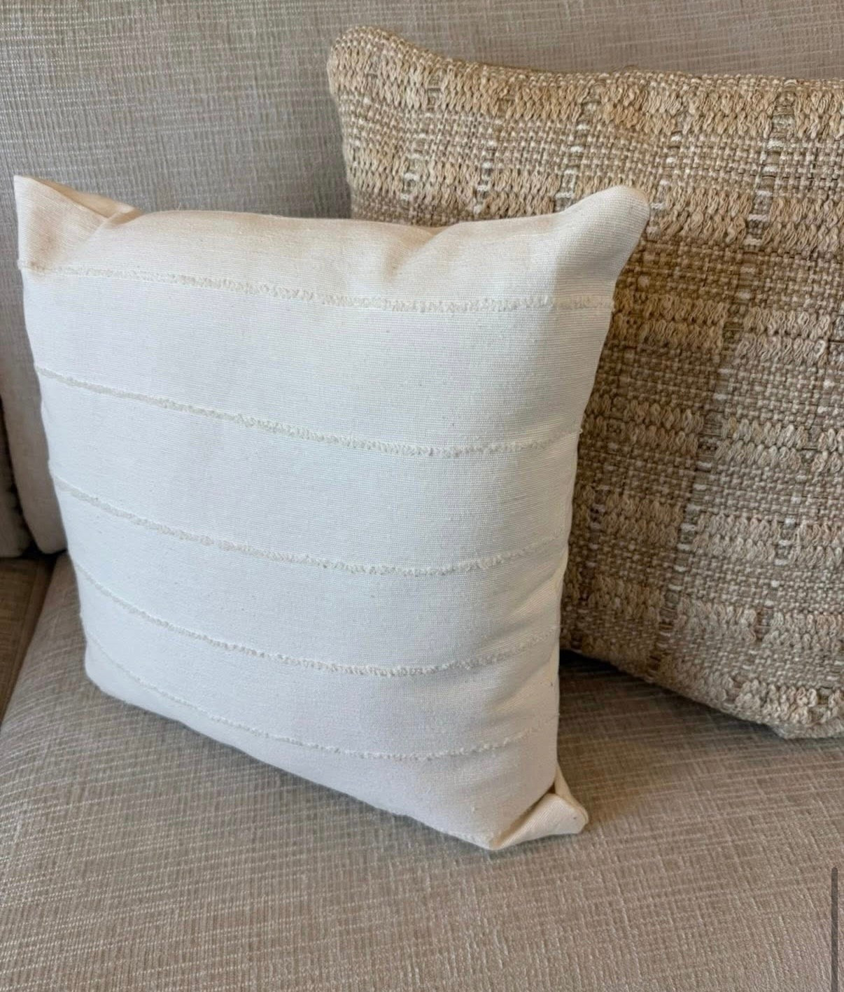 New neutral home decor you have to see 🤍

I’ve been slowly adding a few fresh neutral pieces and they instantly make a space feel calmer + more put together

these pillows are such a good example — soft texture, subtle detail, and that perfect warm neutral tone that works year round 🙌

easy to mix with what you already have but still gives that elevated, designer look

linking both of mine + more neutral finds if you’re refreshing your space 

#LTKHome #LTKSaleAlert #LTKdayinmylife