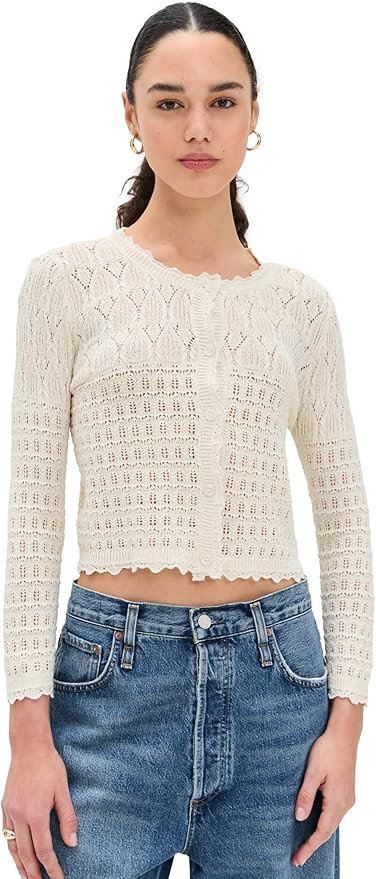 Z SUPPLY Women's Cardi Crochet Top | Amazon (US)