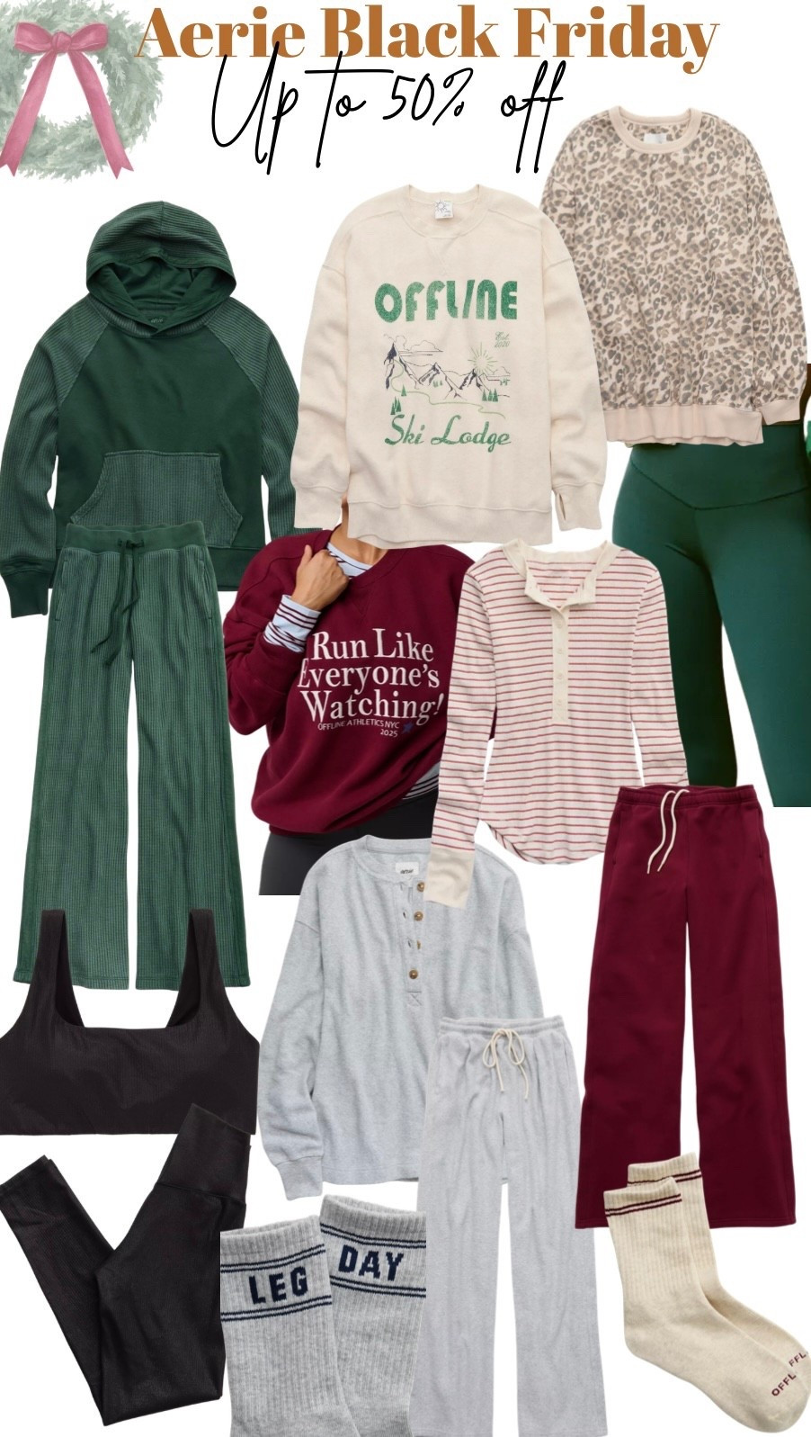 Up to 50% off aerie fashion. Loungewear. Activewear. Comfy chic. Christmas deals.

#LTKHoliday #LTKGiftGuide #LTKdayinmylife
