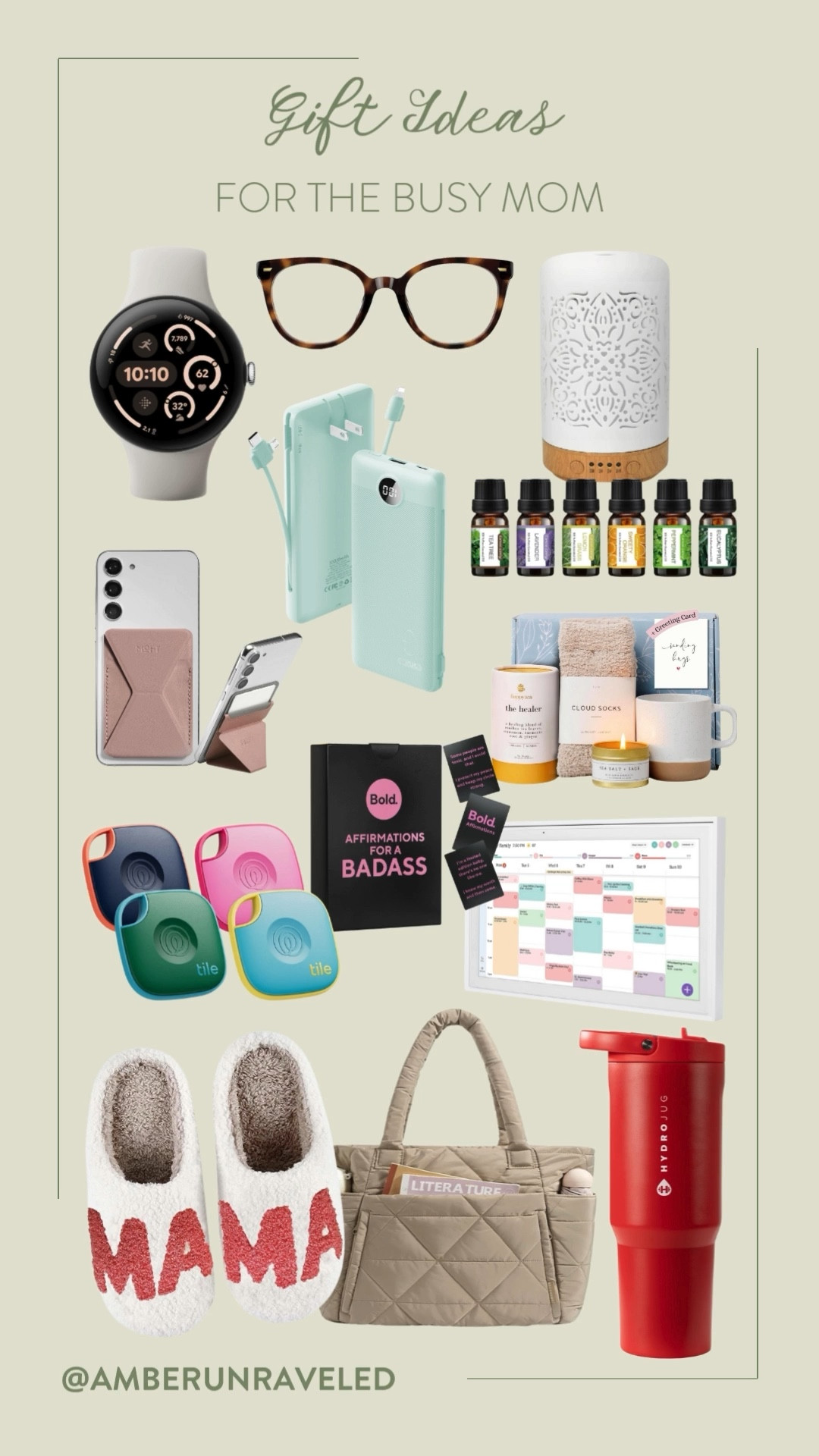 Put together the ultimate list of gifts for the mom who does it all! She'll love the tech like the smart watch, the Echo frames, and the digital calendar. She definitely deserves that cute tote bag and the essential oil diffuser.

amazon finds, gift guide for her, WFH essentials, busy mom, remote life, home office, tech gadgets, affordable finds

#LTKHome #LTKFindsUnder50 #LTKGiftGuide