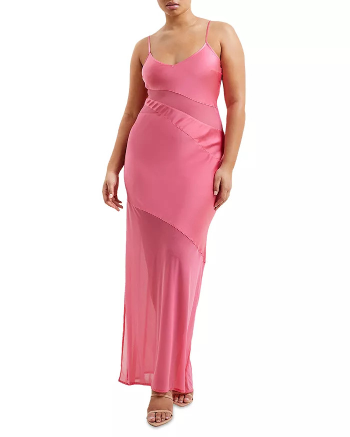 Inu Sheer Panel Maxi Dress | Bloomingdale's (US)