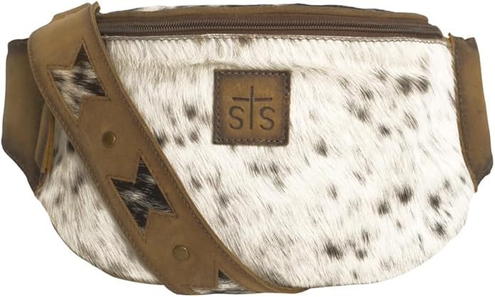 STS Ranchwear Womens Roswell Hildy Belt Tan Cowhide Sling Bag | Amazon (US)