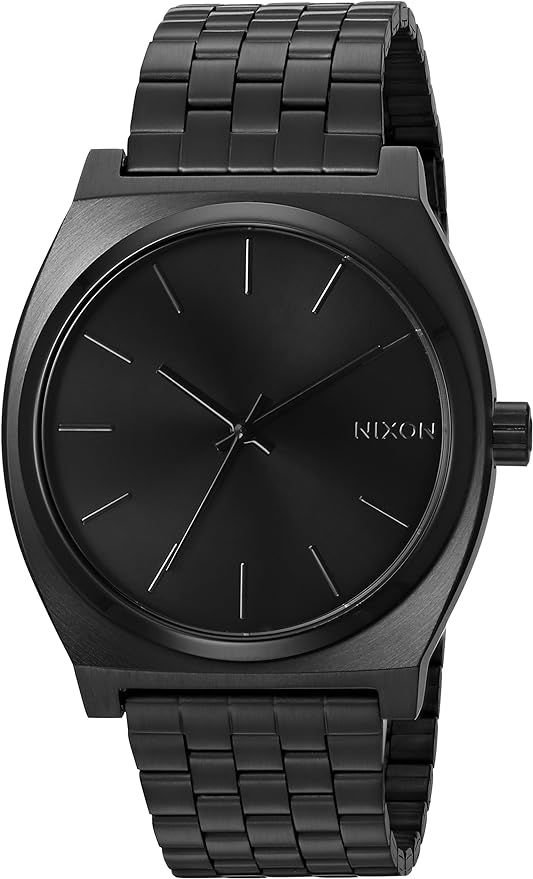 NIXON Time Teller A045-100m Water Resistant Men's Analog Fashion Watch (37mm Watch Face, 19.5mm-1... | Amazon (US)