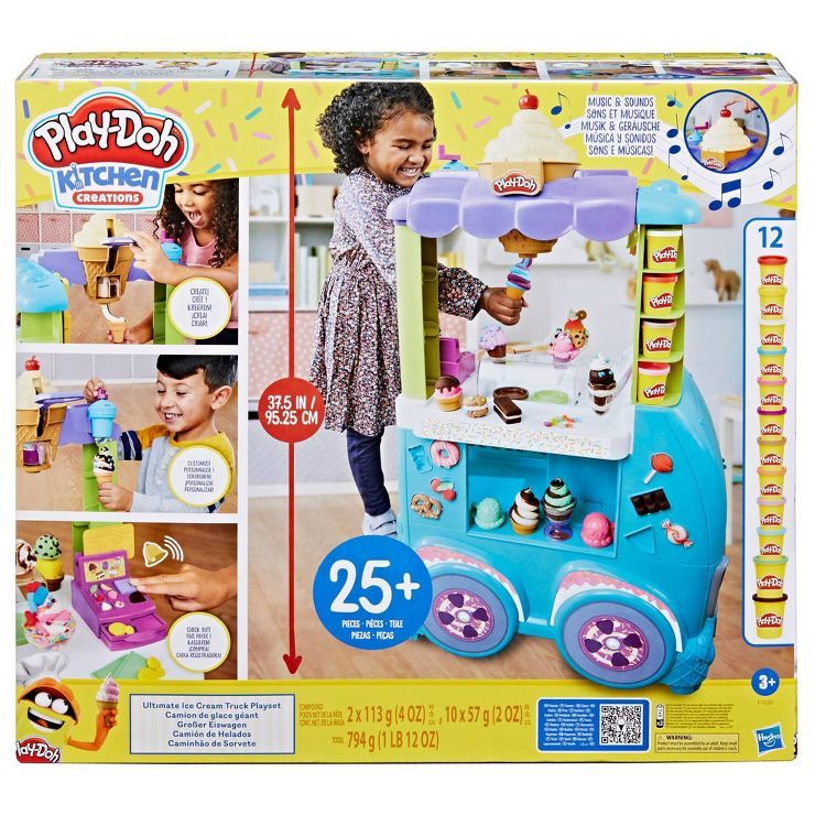 Play-Doh Kitchen Creations Ultimate Ice Cream Toy Truck Playset | Target