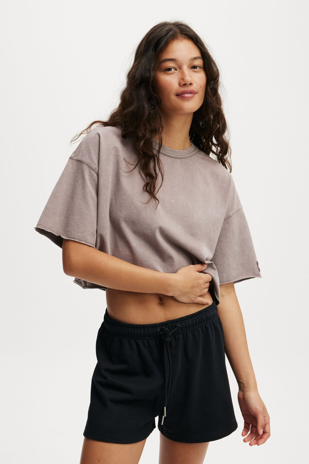 Active Relaxed Cropped Tshirt | Cotton On (US)