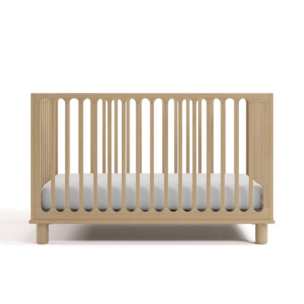 Sicily 3-In-1 Convertible Crib With Mattress | Wayfair North America