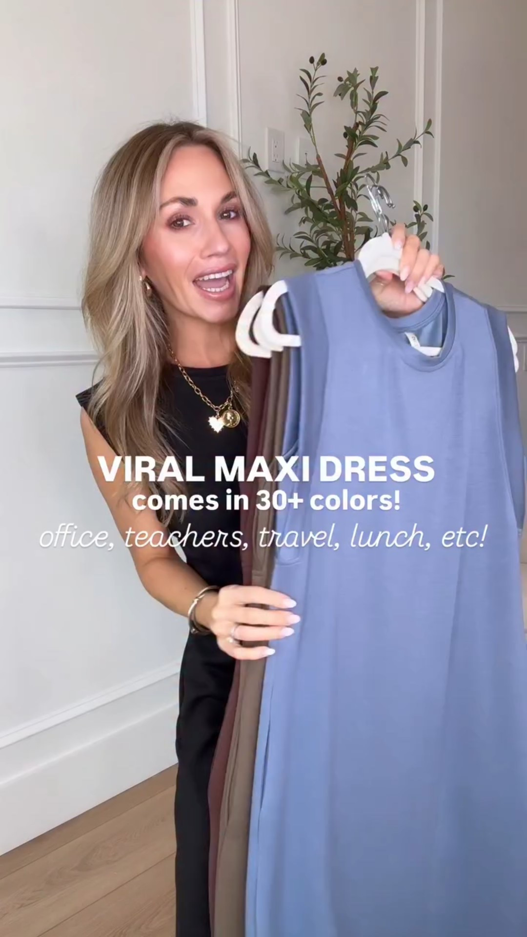 My favorite Amazon maxi dress that I wear all spring, summer and fall! It has an elevated sleeve, giving it a chic look. You can wear this one to the classroom, office, lunch, vacation, travel and date night!

#LTKootd #LTKSeasonal #LTKmomlife
