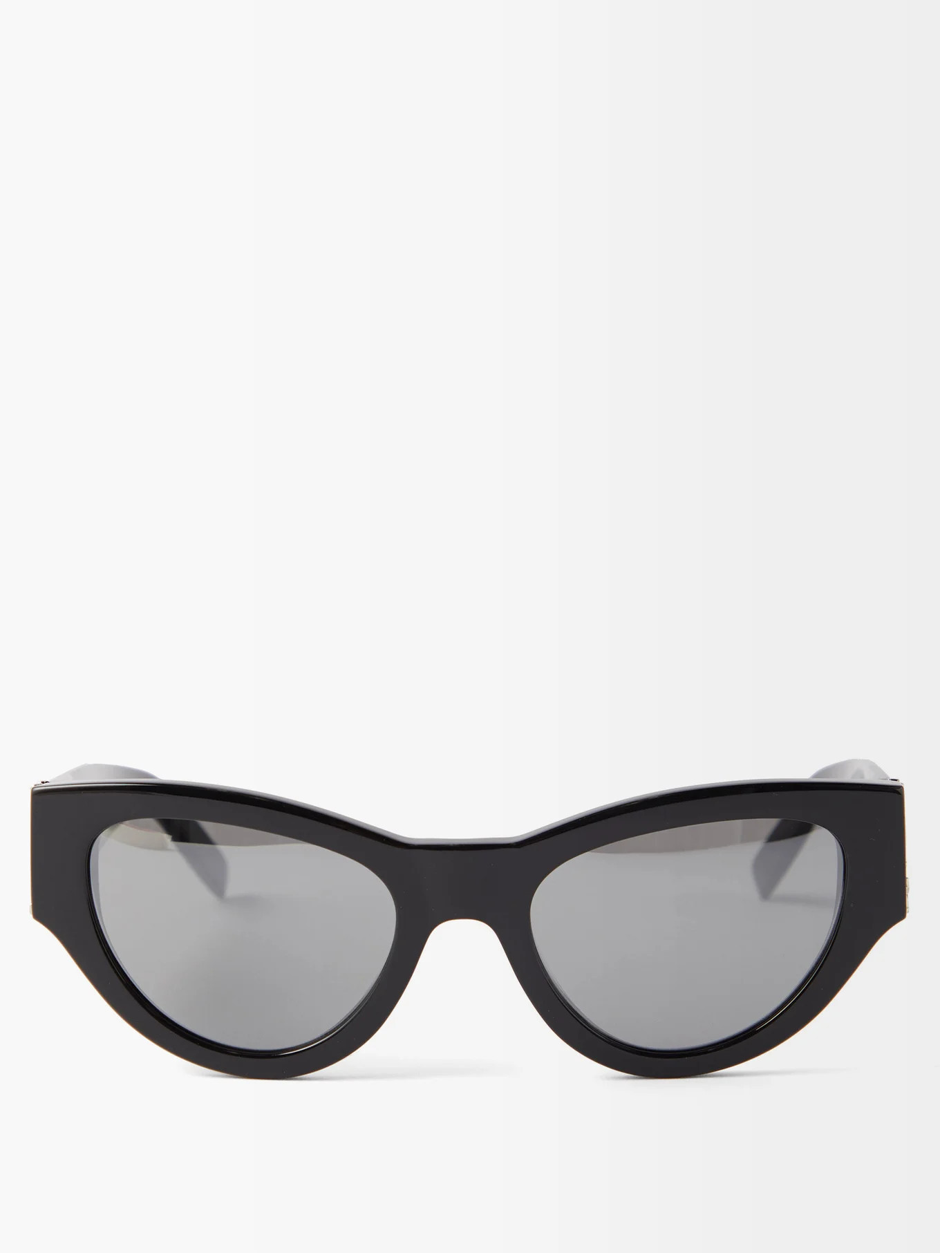 Black YSL-monogram cat-eye acetate sunglasses | Matches (UK)