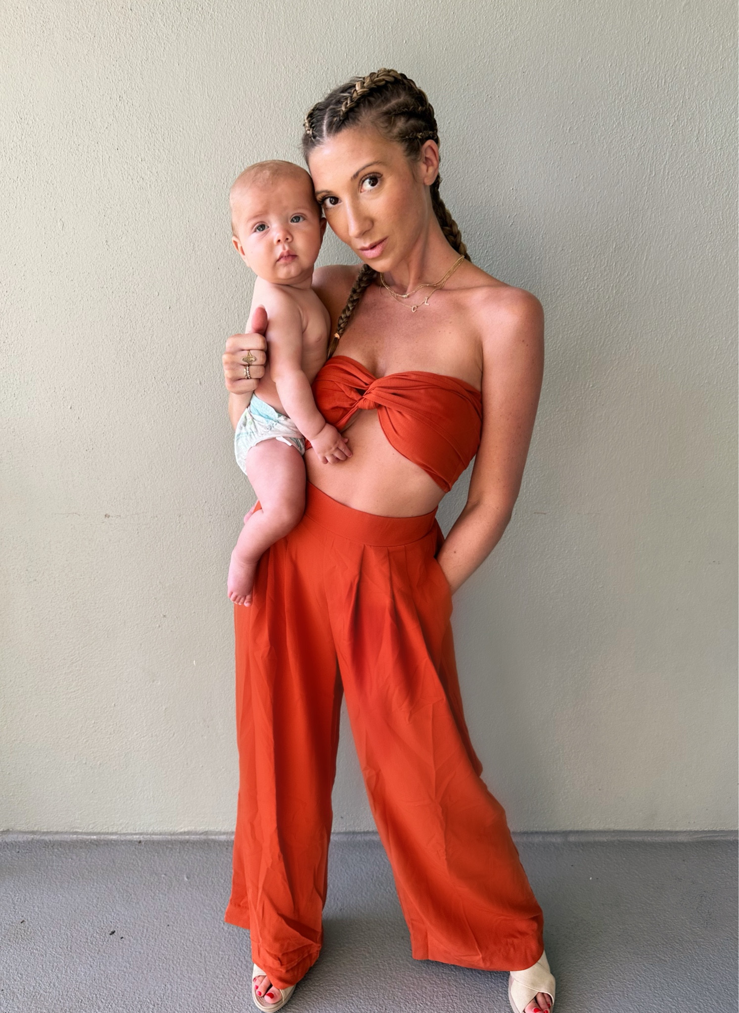 Women's 2 Piece Sexy Outfits Sleeveless Tie Front Crop Top Wide Leg Pants Set! Love this for fall to summer transition. Super cute for brunch if a resort vibe 

#LTKunder50 #LTKfitness #LTKtravel