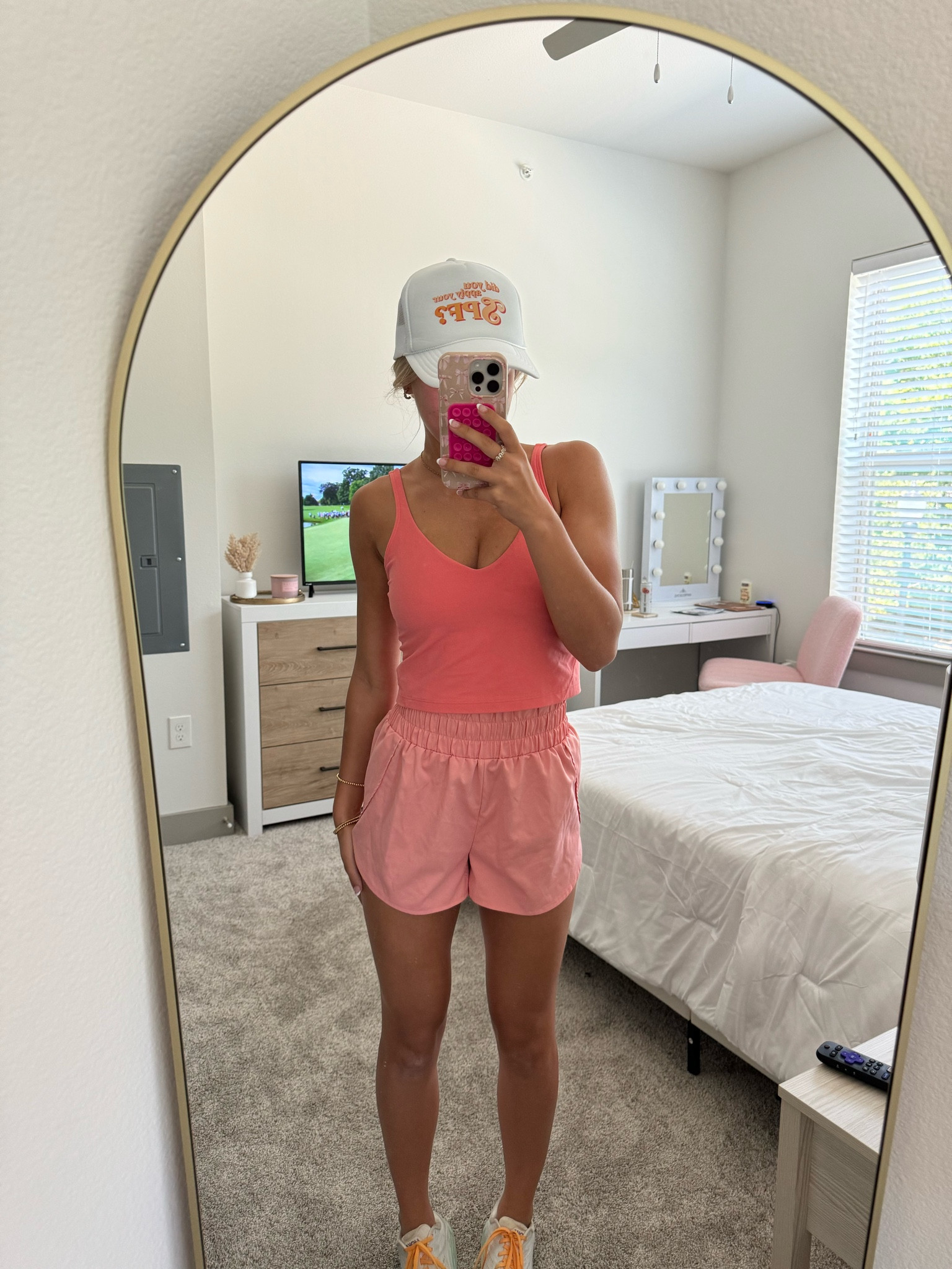 Go to on the go cute clothes!! I love anything mix and match/ monochrome🧡🧢🏃🏼‍♀️👟

#LTKFindsUnder50 #LTKFitness #LTKActive