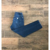 Waist 28 High Waisted Guess Jeans | Etsy (US)