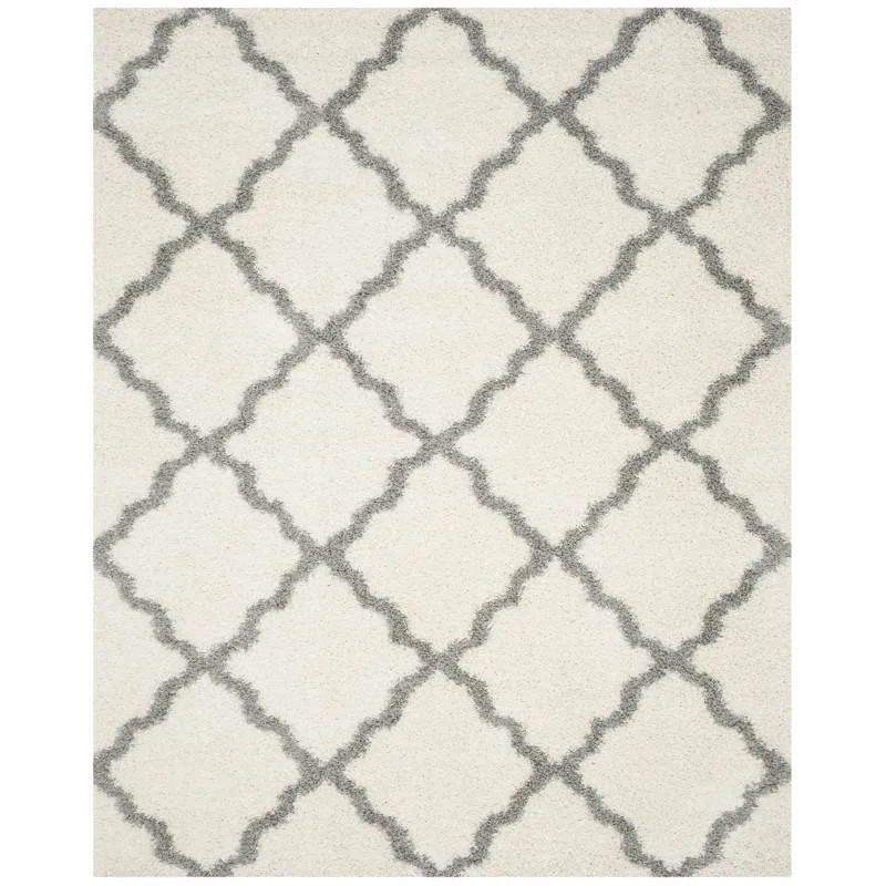 Ines Ivory/Gray Area Rug | Wayfair North America