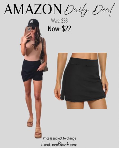 Amazon skort outfit idea 
One of my favorite and most worn amidst with built in shorts, sz small, bodysuit (pack of 5) super comfy
Sz small
Gucci sandals, wear these all the time, super
Comfy and run tts 



#LTKFindsUnder50 #LTKOver40 #LTKSaleAlert