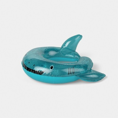 Split Ring-Shark Glitter Novelty Float - Sun Squad™ Green | Target