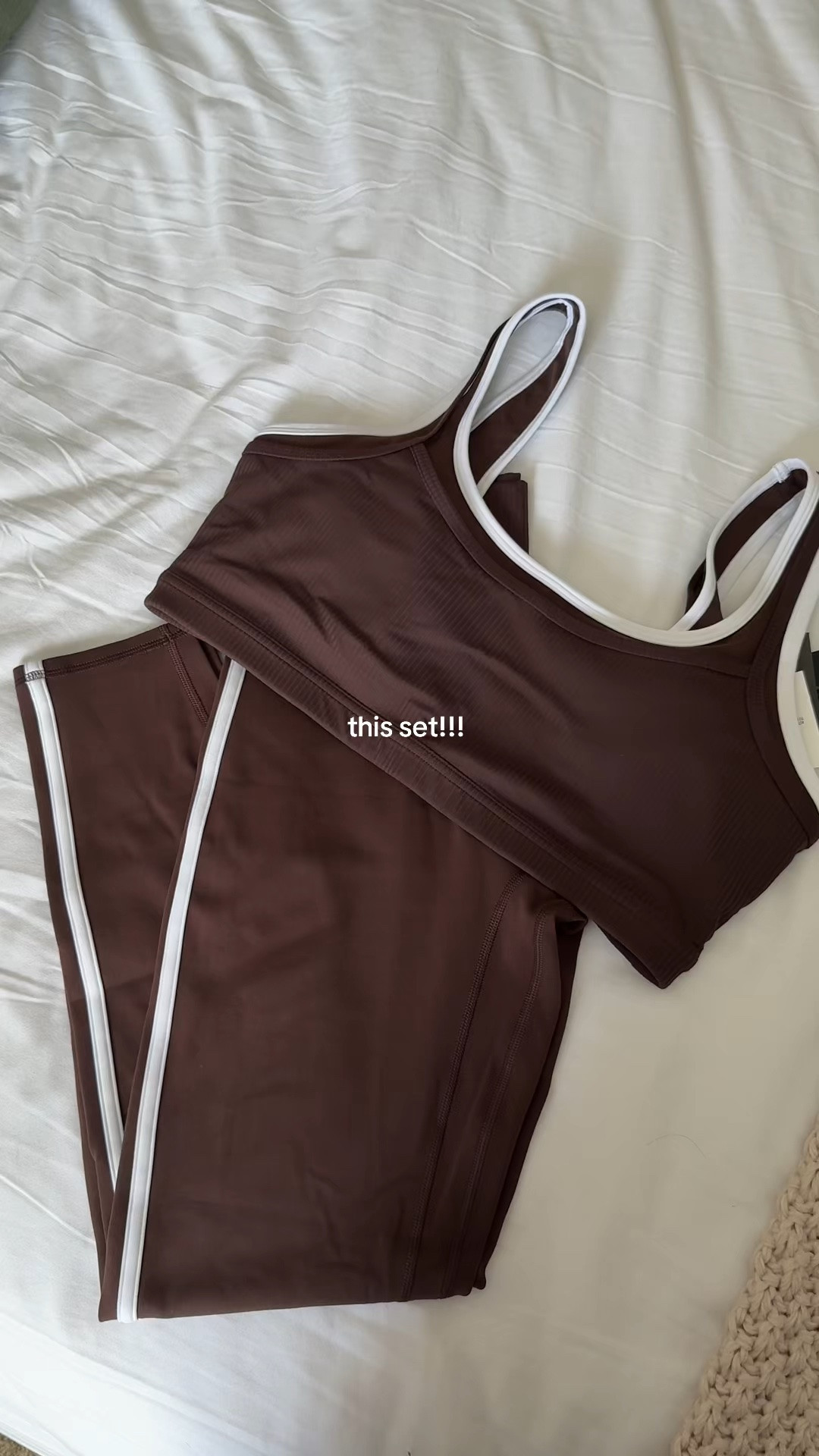Brown workout sets >> 🤎🤎

#LTKfitnessgoals #LTKootd