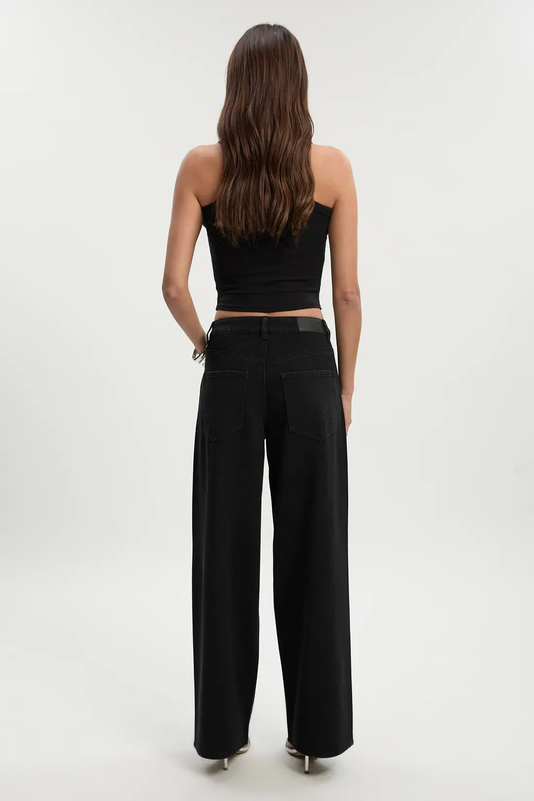 Embellished High Waist Wide Leg Jean | Boohoo.com (UK & IE)