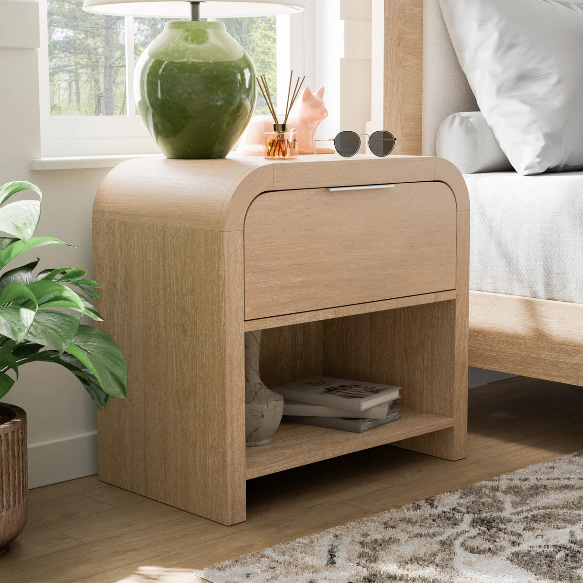 Auman 1-Drawer Nightstand | Wayfair North America