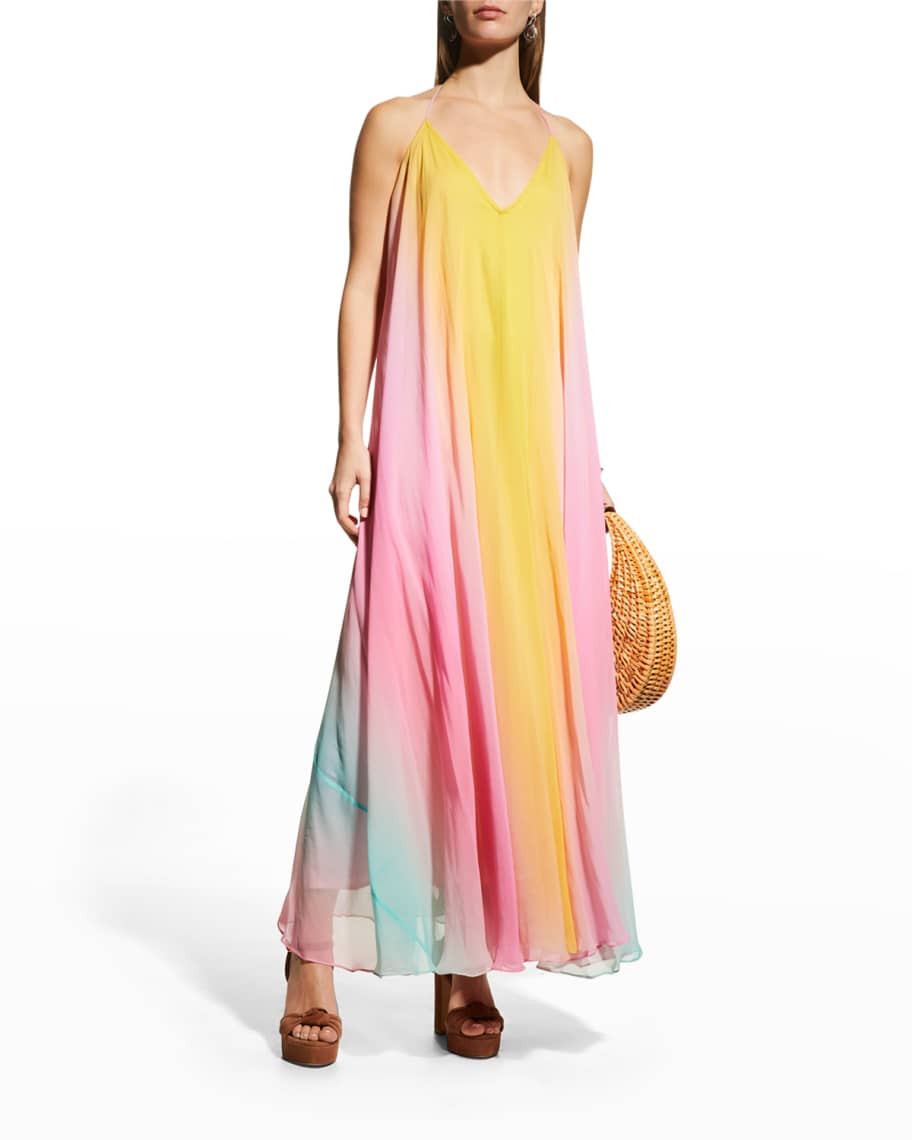ROCOCO SAND Sleeveless Open-Back Maxi Dress | Neiman Marcus