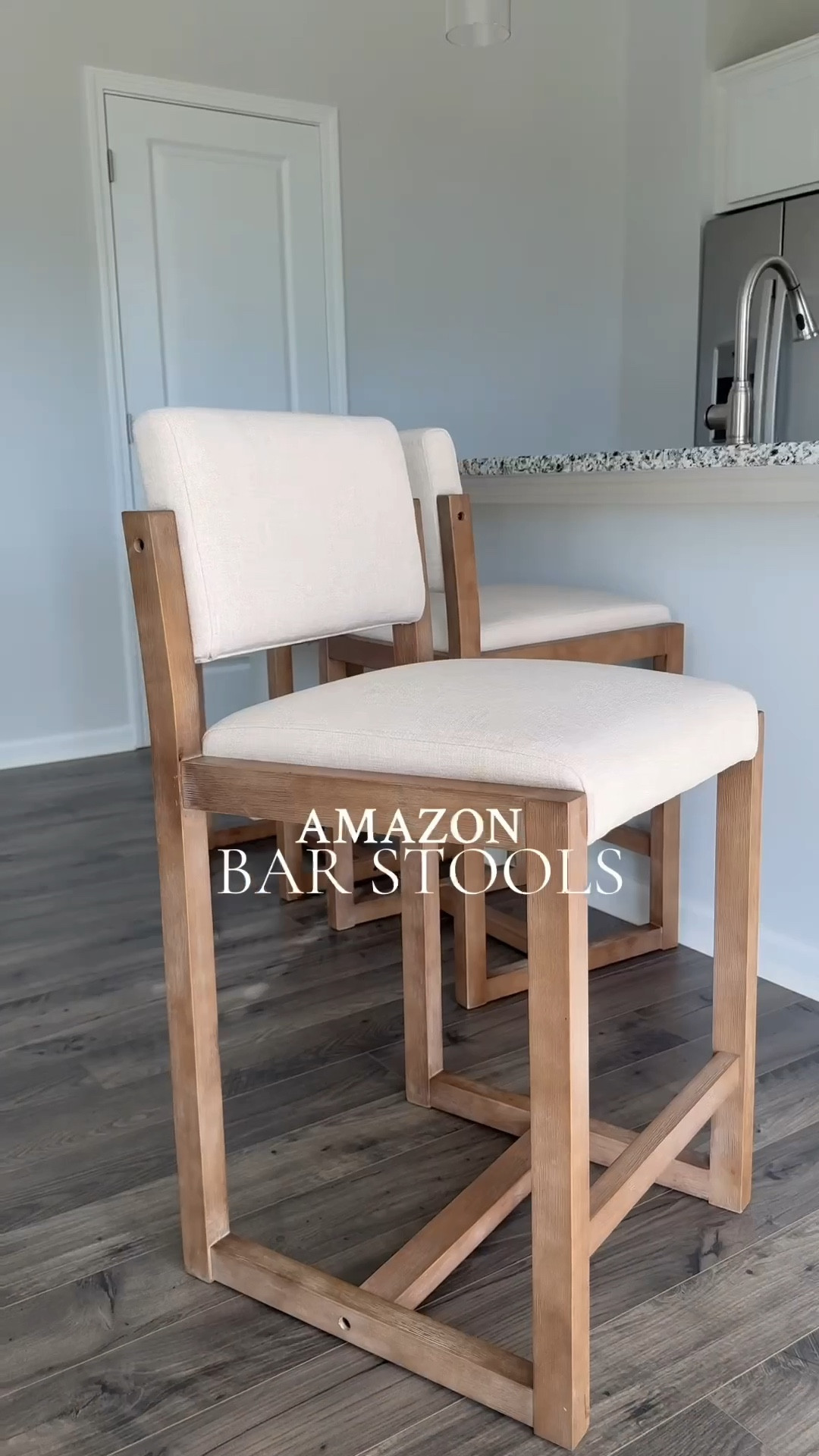 modern organic bar stools- linen beige 🤎finally found the perfect bar stools 🤌🏻 


#LTKHome #LTKStyleTip #LTKOver40