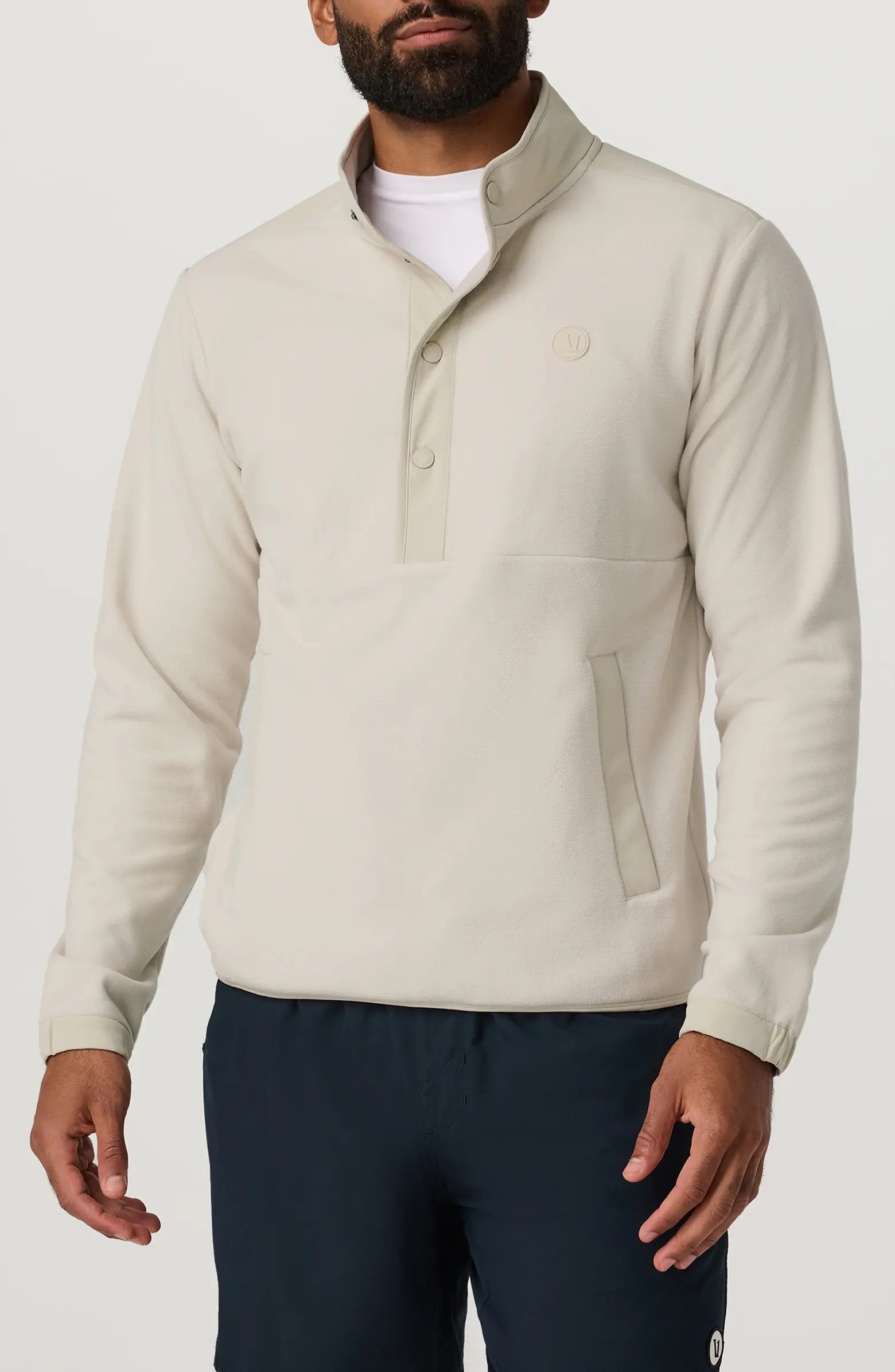 Vuori Half Snap Water Repellent Fleece Pullover | Nordstrom | Nordstrom