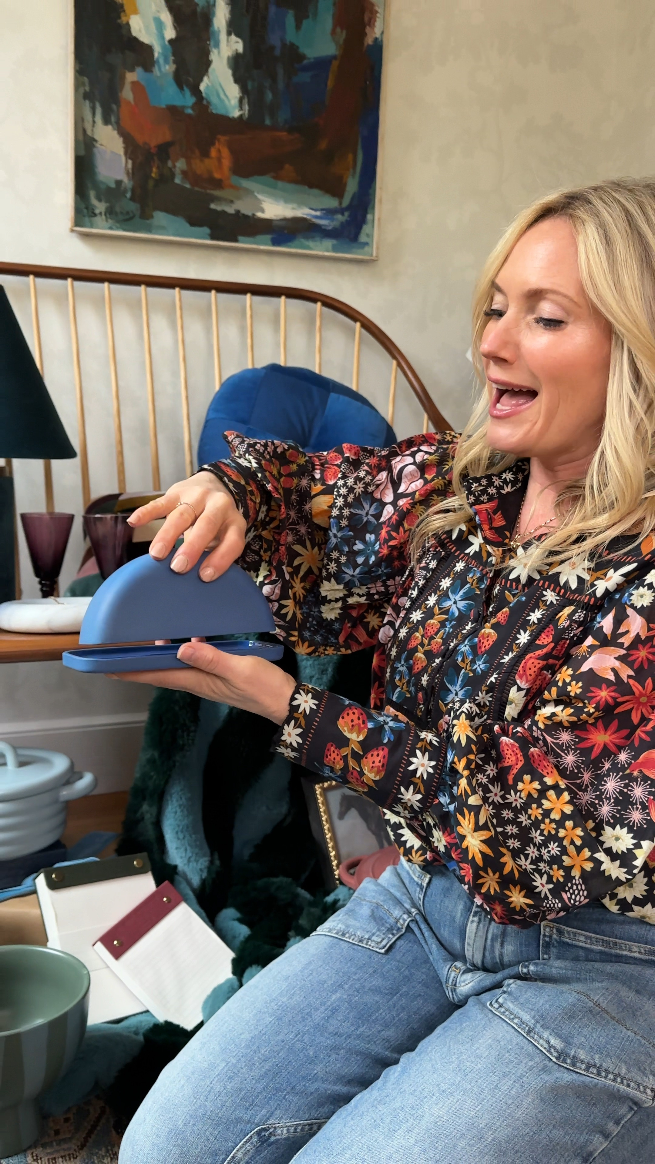 The prettiest handmade butter holder for those of us who love to keep butter out near the stove. I have the blue, but the white one would be a really safe gift for anyone who likes butter and good design. 

#LTKGiftGuide #LTKHome #LTKFindsUnder100